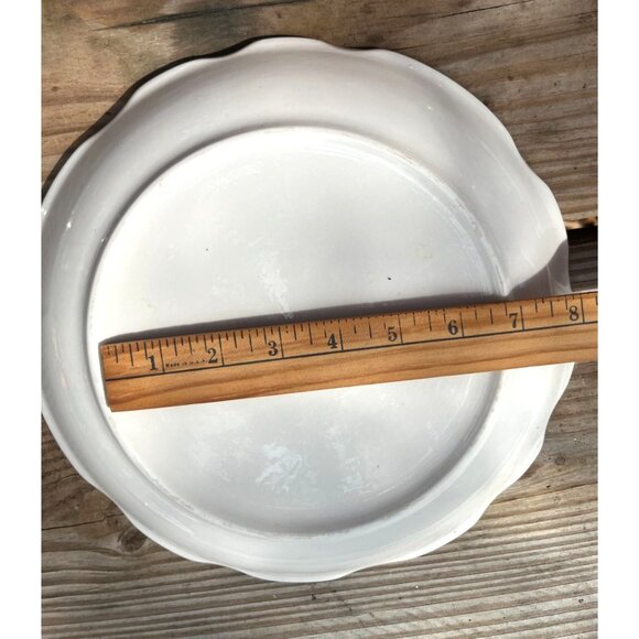 Oneida Vintage Hand-Painted Fruit Dinner Plate With Green Trim Edge - Picture 9 of 12